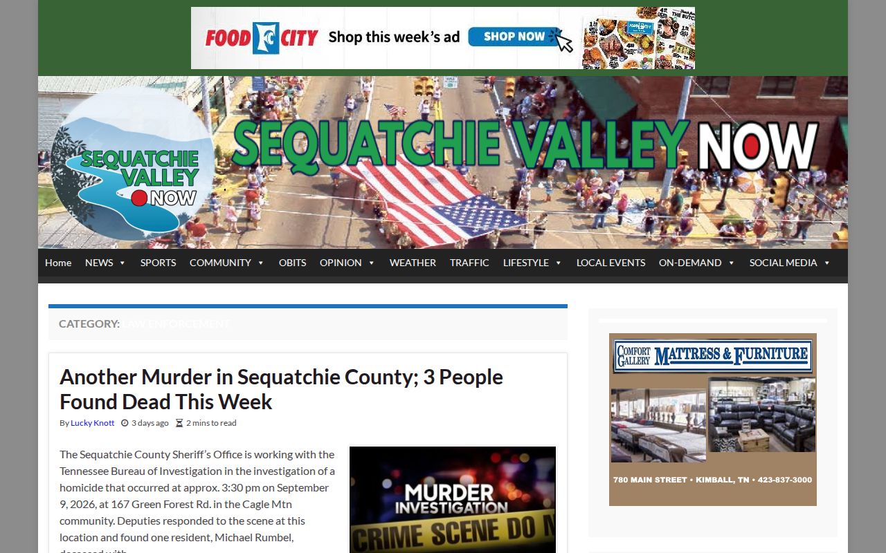 Sequatchie County local law enforcement arrest news category